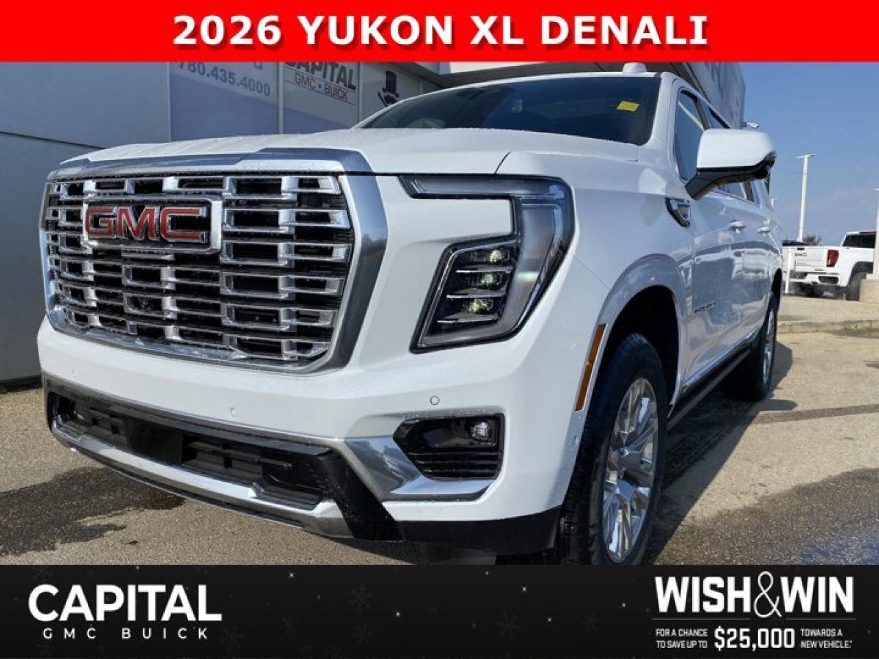 New 2026 GMC Yukon XL Denali 4WD for sale in Edmonton, AB