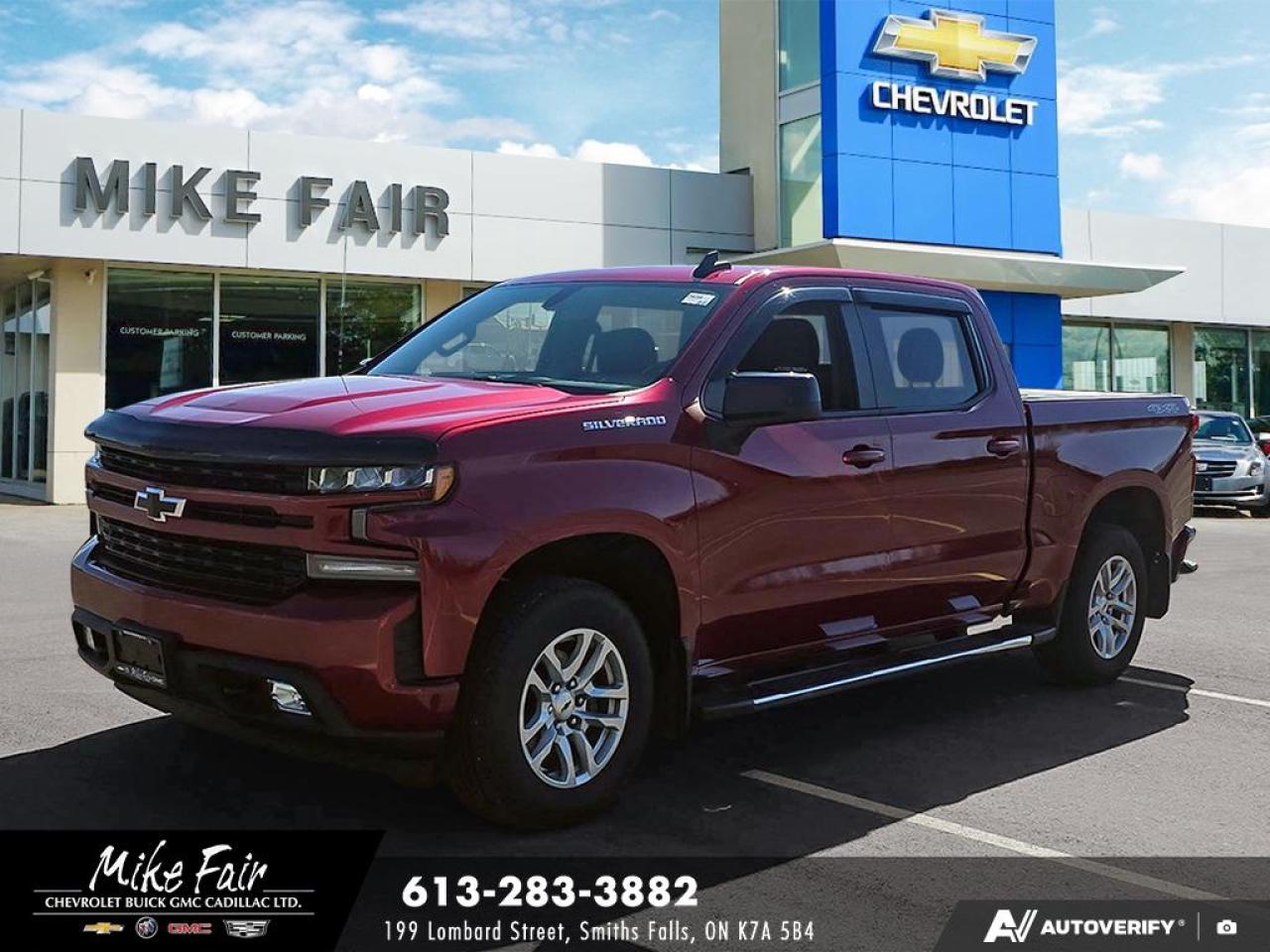Used 2019 Chevrolet Silverado 1500 RST keyless open/start tinted rear glass,heated outside mirrors/steering wheel/front seats,rear camera for sale in Smiths Falls, ON