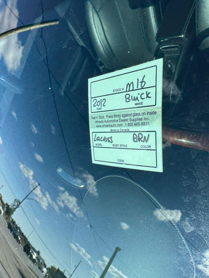 2012 Buick LaCrosse RUNS AND DRIVES GREAT, NEEDS BODY WORK, AS IS - Photo #19
