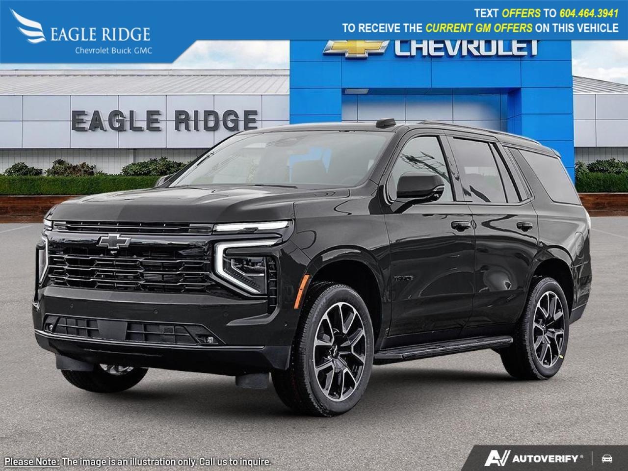 New 2026 Chevrolet Tahoe RST WiFi, Bluetooth, voice controlAuto emergency braking, forward collision warning, lane-keeping assist, HD rearview camera, parking sensors, hitch guidance, trailer sway control for sale in Coquitlam, BC