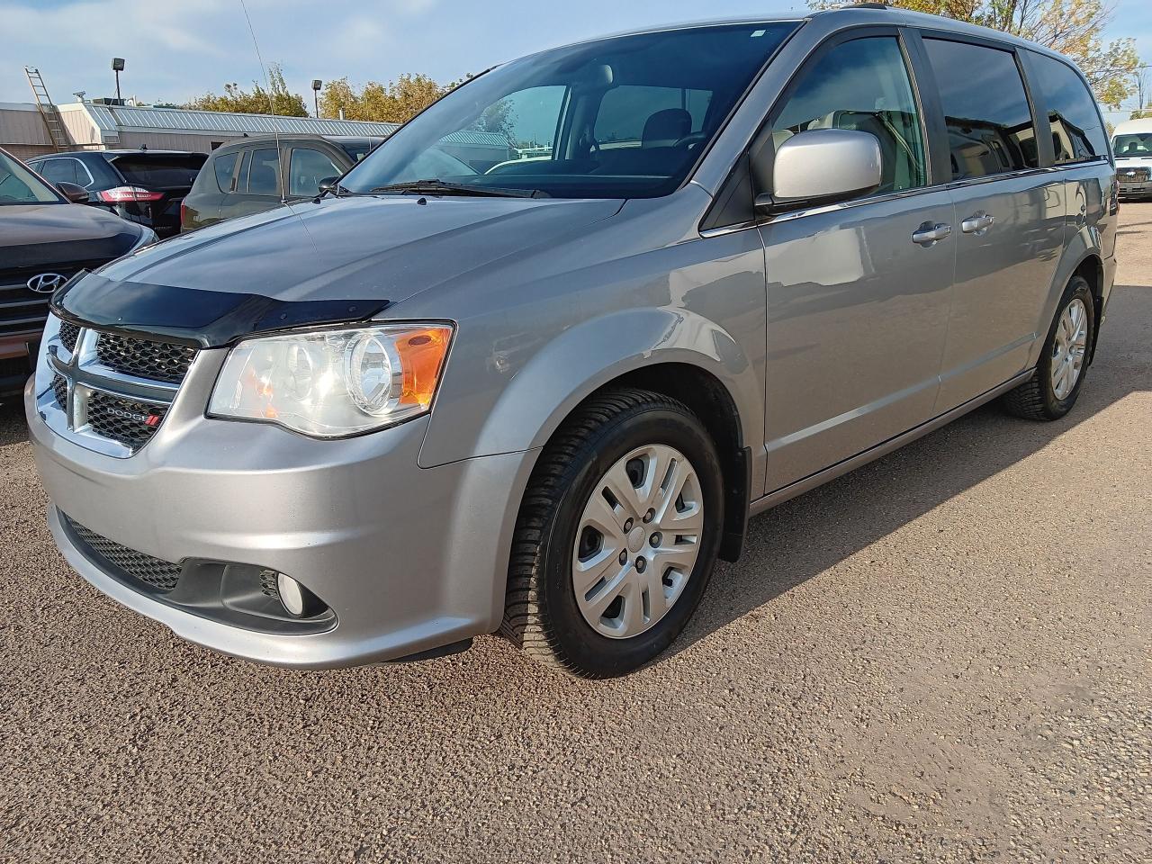 Used 2019 Dodge Grand Caravan SXT Premium Plus, Leather, BU Cam, DVD for sale in Edmonton, AB