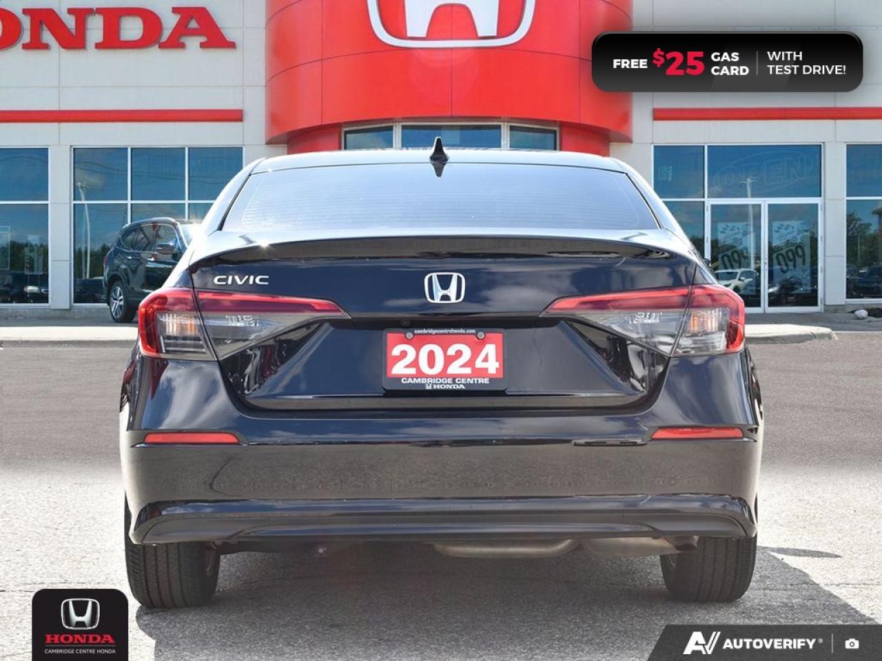 2024 Honda Civic EX REMOTE STARTER | REARVIEW CAMERA | APPLE CARPLAY™/ANDROID AUTO™ Photo4