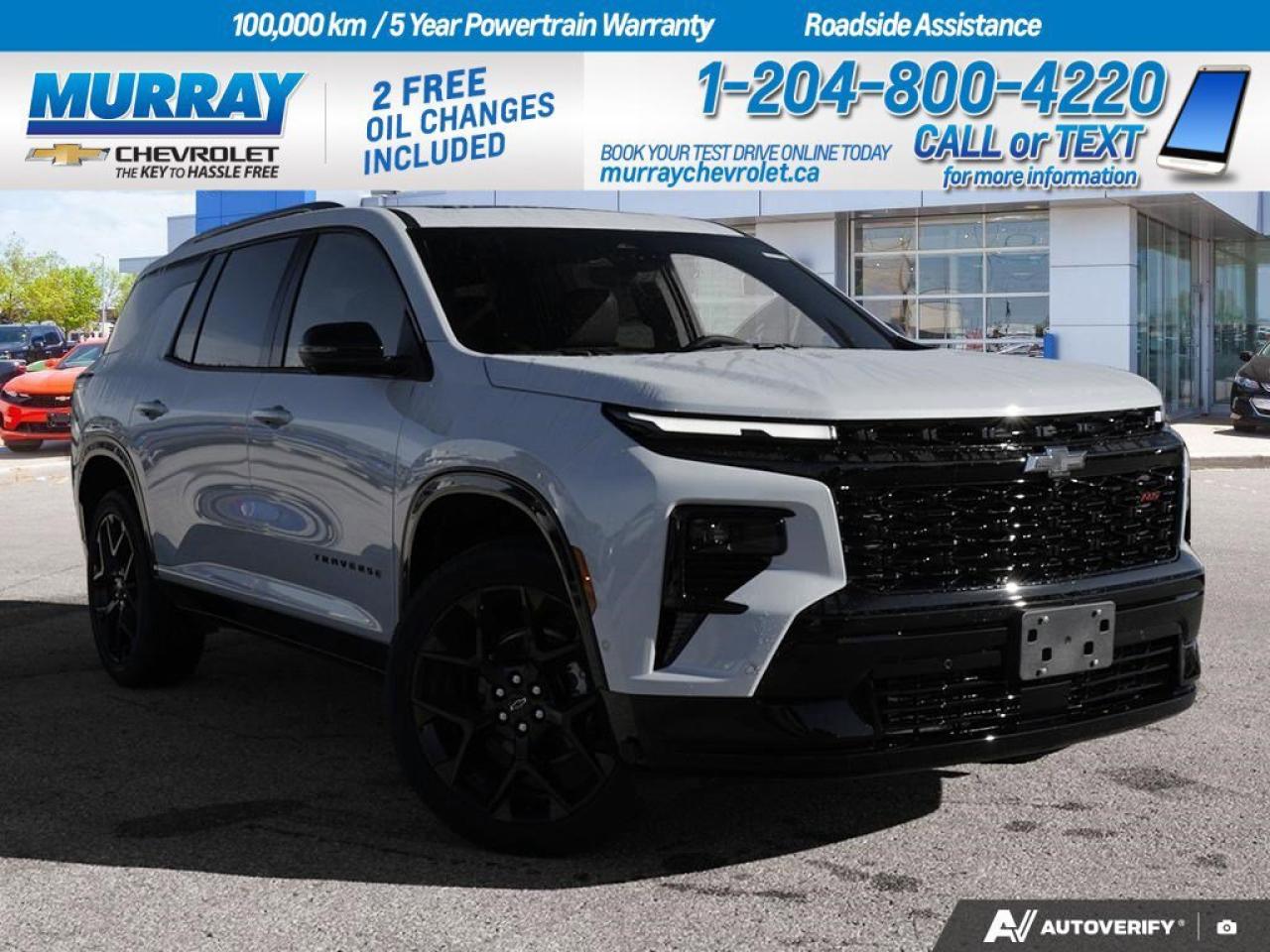 New 2026 Chevrolet Traverse RS for sale in Winnipeg, MB