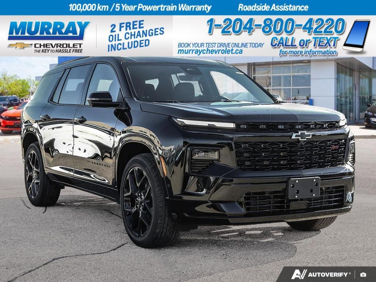 New 2026 Chevrolet Traverse RS for sale in Winnipeg, MB