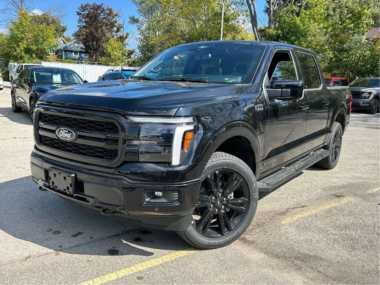 <p>Sunroof, Lariat Black Appearance Package, 22 Wheels, Bed Liner! Why Buy From Winegard Ford? * No Administration fees * No Additional Charges for Factory Orders * 100 Point Inspection on All Used Vehicles * Full Tank of Fuel with Every New or Used Vehicle Purchase * Licensed Ford Accessories Available * Window Tinting Available * Custom Truck Lift and Leveling Packages Available This 2025 F-150 is a truck that perfectly fits your needs for work, play, or even both. Just as you mold, strengthen and adapt to fit your lifestyle, the truck you own should do the same. The Ford F-150 puts productivity, practicality and reliability at the forefront, with a host of convenience and tech features as well as rock-solid build quality, ensuring that all of your day-to-day activities are a breeze. There&rsquo;s one for the working warrior, the long hauler and the fanatic. No matter who you are and what you do with your truck, F-150 doesn&rsquo;t miss. This agate black Crew Cab 4X4 pickup has an automatic transmission and is powered by a 3.5L V6 engine. Our F-150s trim level is Lariat. This F-150 Lariat is decked with great standard features such as premium Bang & Olufsen audio, ventilated and heated leather-trimmed seats with lumbar support, remote engine start, adaptive cruise control, FordPass 5G mobile hotspot, and a 12-inch infotainment screen powered by SYNC 4 with inbuilt navigation, Apple CarPlay and Android Auto. Safety features also include blind spot detection, lane keeping assist with lane departure warning, front and rear collision mitigation, and an aerial view camera system. This vehicle has been upgraded with the following features: Sunroof, Lariat Black Appearance Package, 22 Wheels, Bed Liner. This is a demonstrator vehicle driven by a member of our staff, so we can offer a great deal on it. View the original window sticker for this vehicle with this url http://www.windowsticker.forddirect.com/windowsticker.pdf?vin=1FTFW5LD4SFB88851. To apply right now for financing use this link : http://www.winegardford.com/financing/application.htm Weve discounted this vehicle $4000. Total rebate of $7000 is reflected in the price. 4.99% financing for 84 months. Buy this vehicle now for the lowest bi-weekly payment of $643.01 with $0 down for 84 months @ 4.99% APR O.A.C. ( taxes included, $22 documentation fee / Total cost of borrowing $18332 ). Incentives expire 2025-12-10. See dealer for details. o~o</p>
