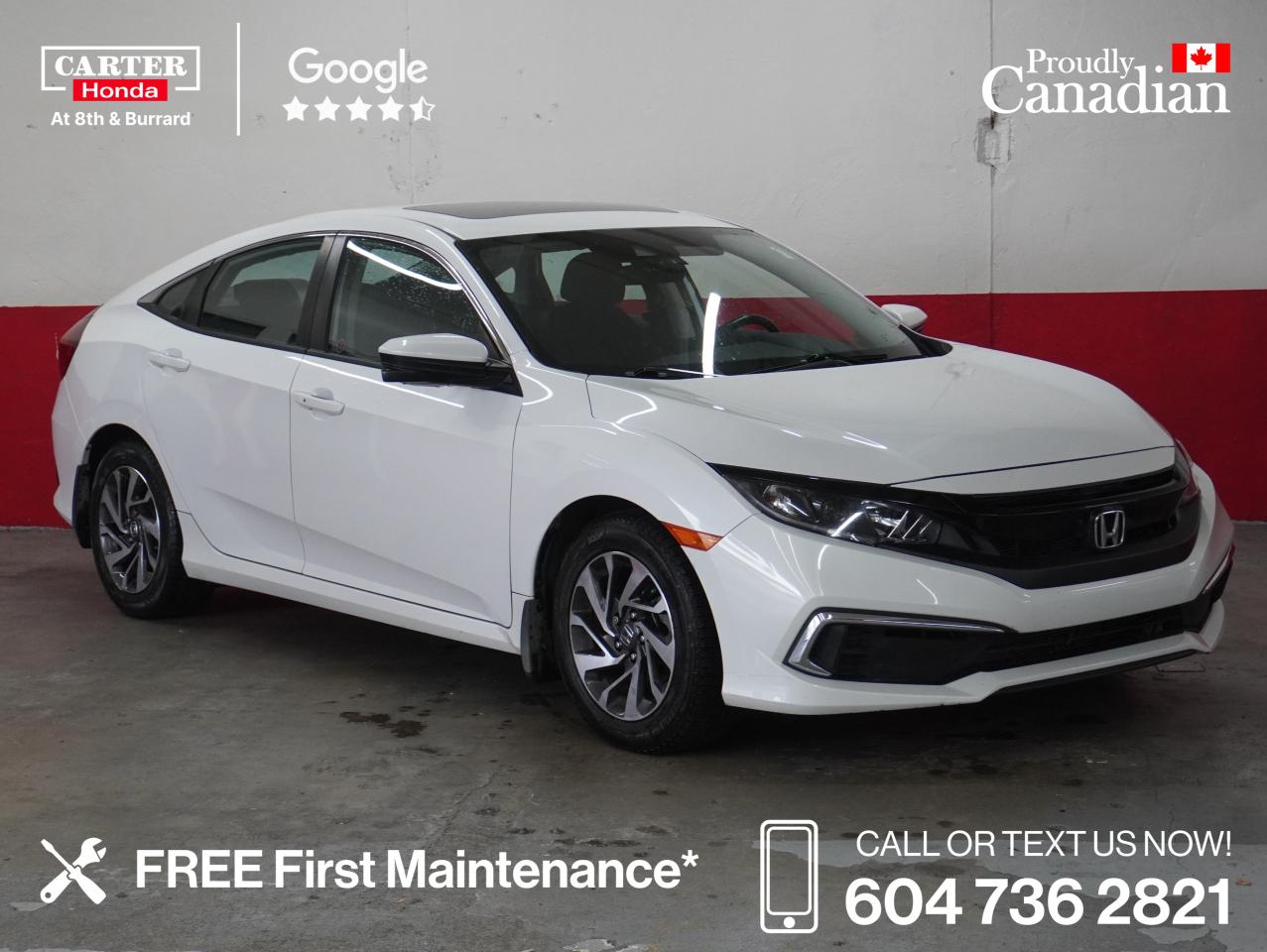 Used 2019 Honda Civic Sedan EX CVT for sale in Vancouver, BC