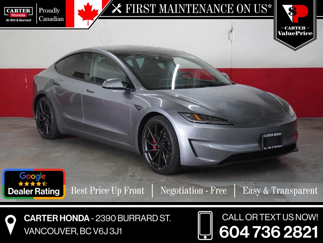 Used 2024 Tesla Model 3 PERFORMANCE AWD for sale in Vancouver, BC