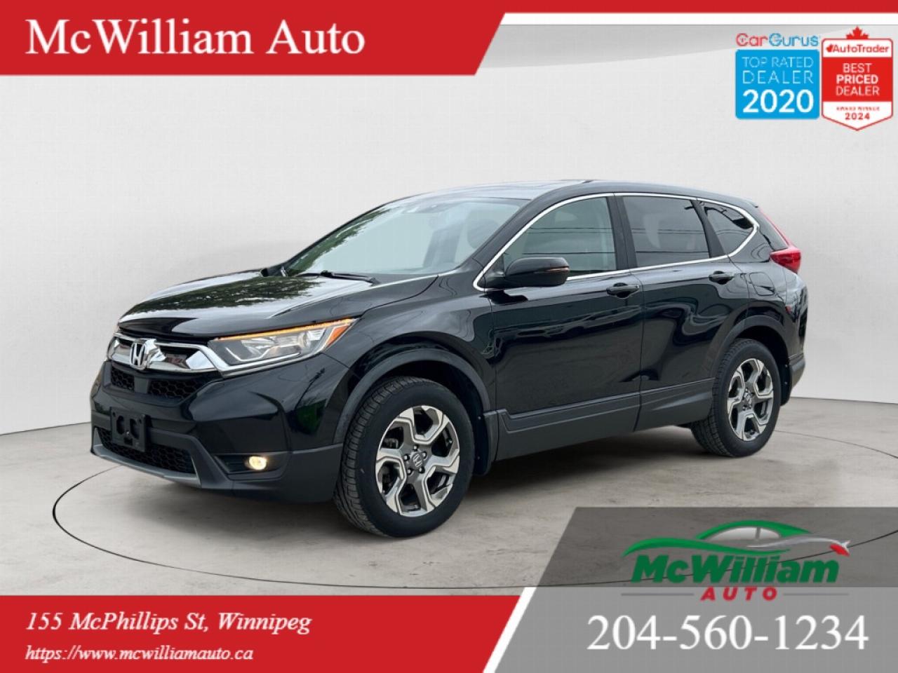 Used 2017 Honda CR-V EX-L | Heated Seats | Back Up Cam | Leather Interior | for sale in Winnipeg, MB