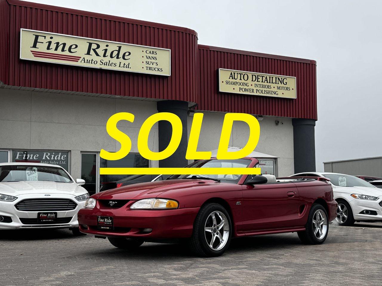 Used 1995 Ford Mustang GT for sale in West Saint Paul, MB