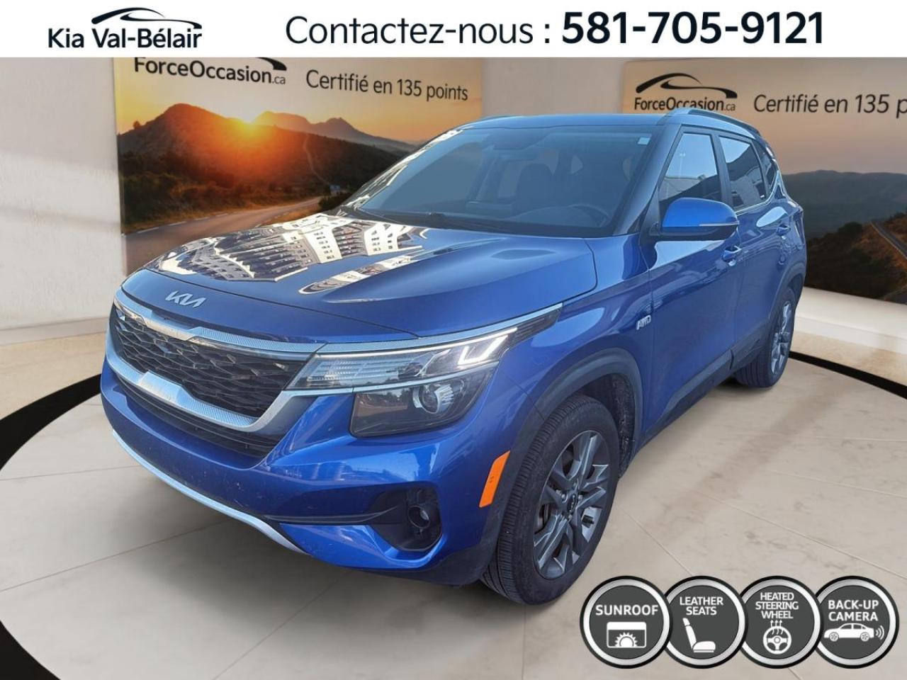 Used 2022 Kia Seltos EX AWD * TOIT * CARPLAY * CAMÉRA * SIÈGE CHAUFFANT for sale in Québec, QC