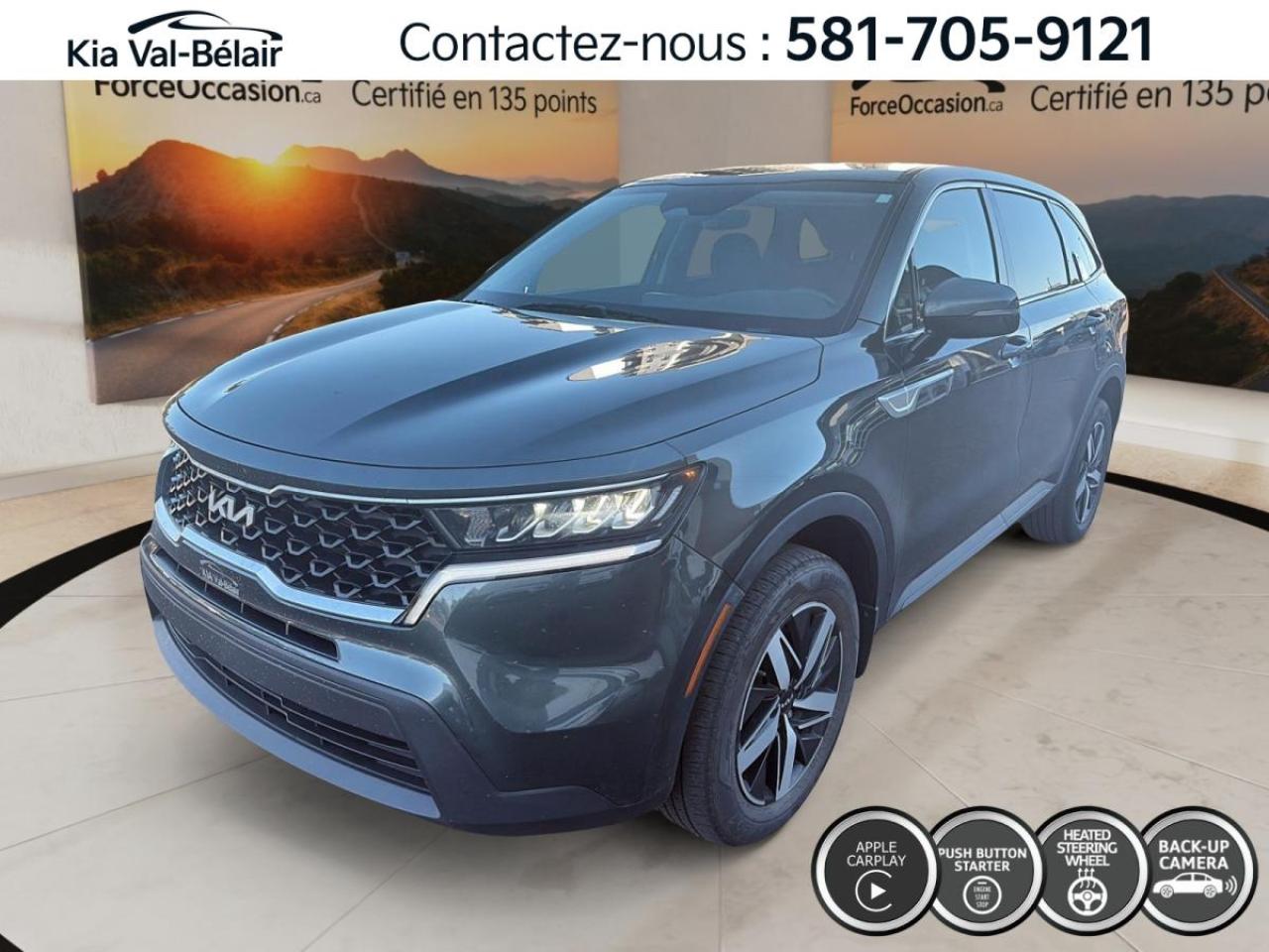 Used 2022 Kia Sorento LX+ TI * CARPLAY * 191HP * AWD * CRUISE * A/C * CAMÉRA for sale in Québec, QC
