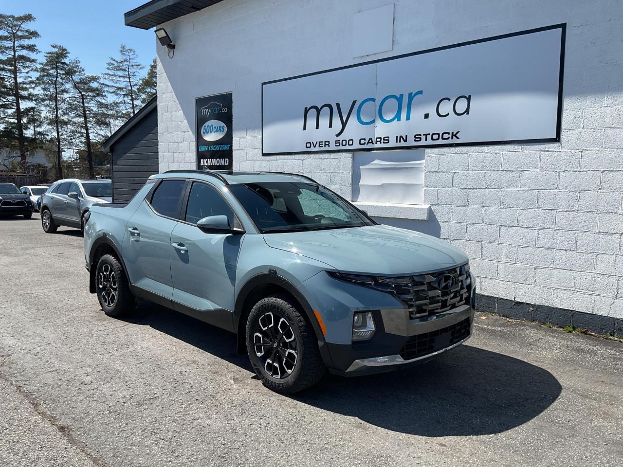 Used 2023 Hyundai Santa Cruz Trend 2.5L TREND AWD!!!   SUNROOF. HEATED SEATS. LEATHER. NAV. BACKUP CAM. BLUETOOTH. A/C. CRUISE. PWR GRO for sale in Kingston, ON
