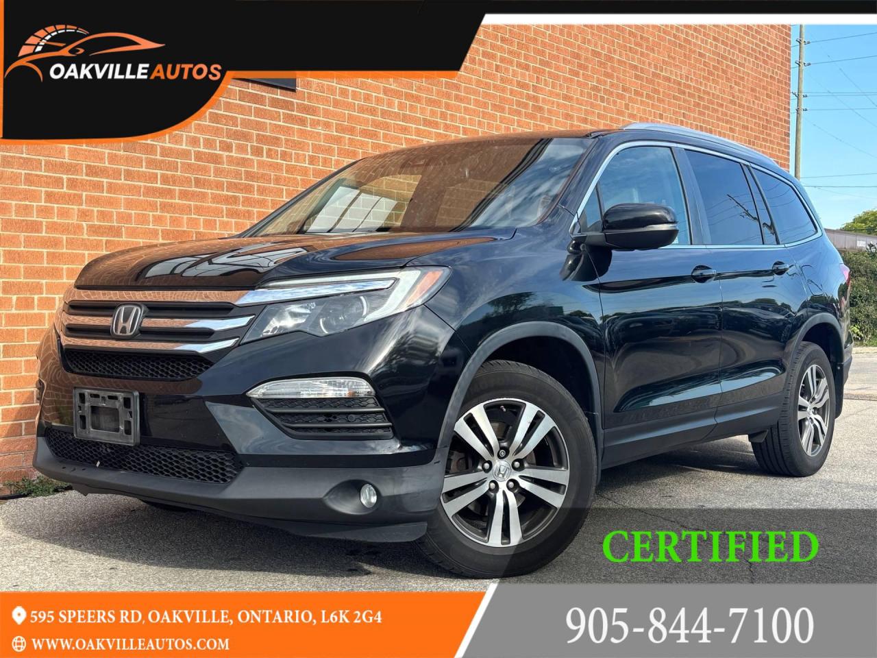 Used 2016 Honda Pilot 4WD 4dr EX-L w/RES for sale in Oakville, ON