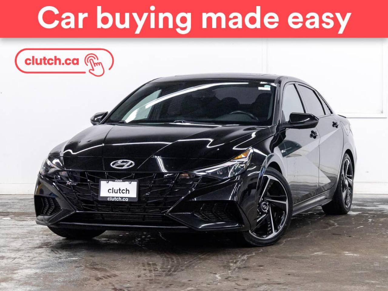 Used 2021 Hyundai Elantra N Line DCT w/ Apple CarPlay & Android Auto, Power Moonroof, Heated Steering Wheel for sale in Toronto, ON