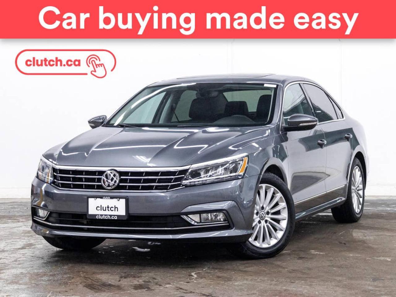 Used 2017 Volkswagen Passat Comfortline w/ Apple CarPlay & Android Auto, Power Moonroof, Heated Front Seats for sale in Toronto, ON