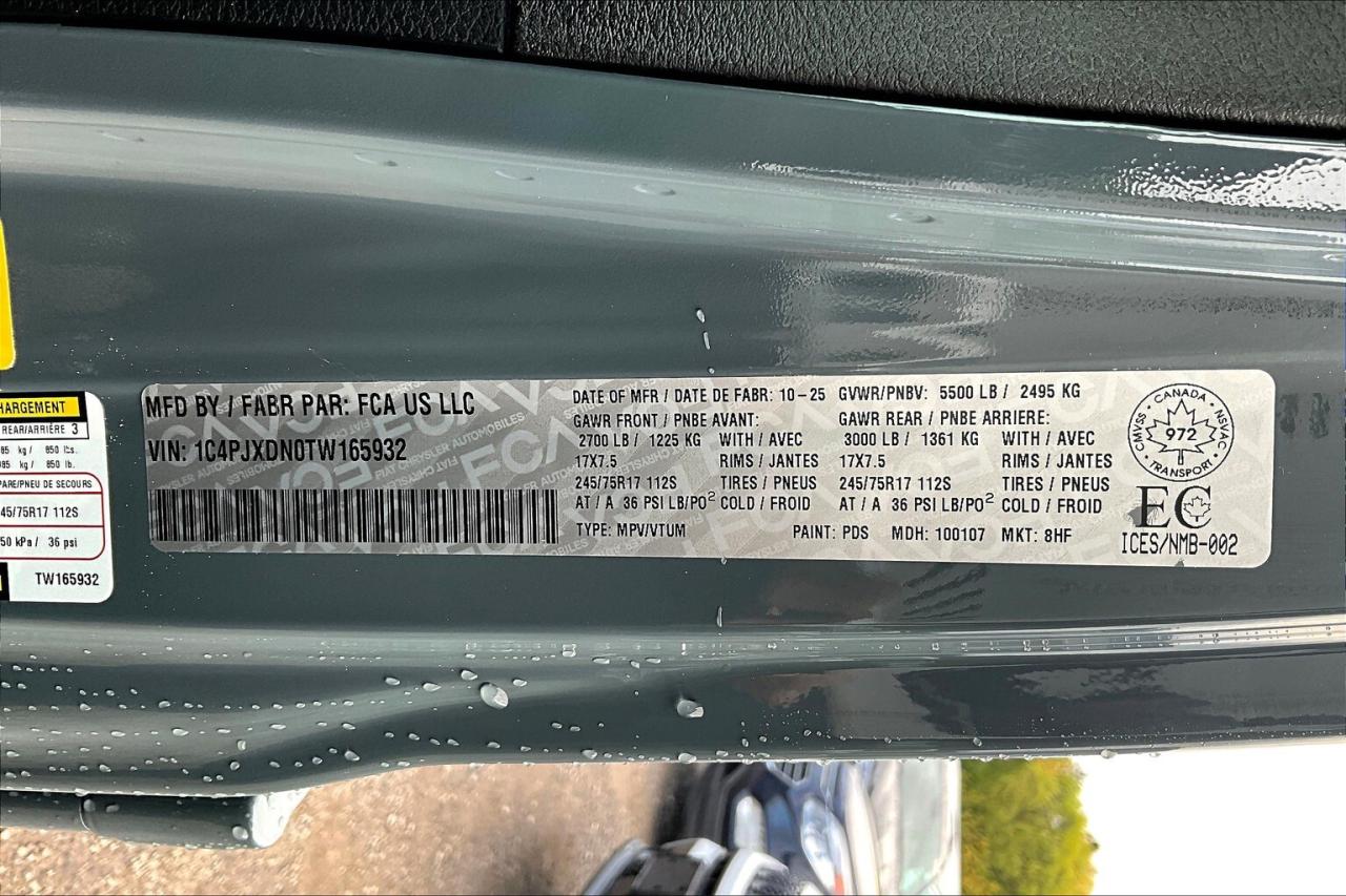 2026 Jeep Wrangler SPORT 4DR | Hardtop | 12" Touchscreen | Carplay Photo