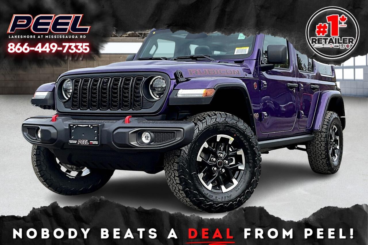 New 2026 Jeep Wrangler RUBICON 4DR | Sky-Top | Leather | Tech & Conv Grp for sale in Mississauga, ON