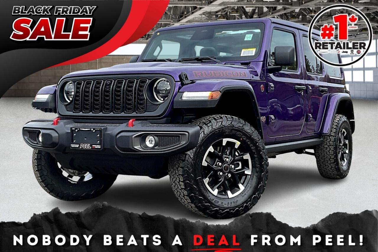 New 2026 Jeep Wrangler RUBICON 4DR | Sky-Top | Leather | Tech & Conv Grp for sale in Mississauga, ON