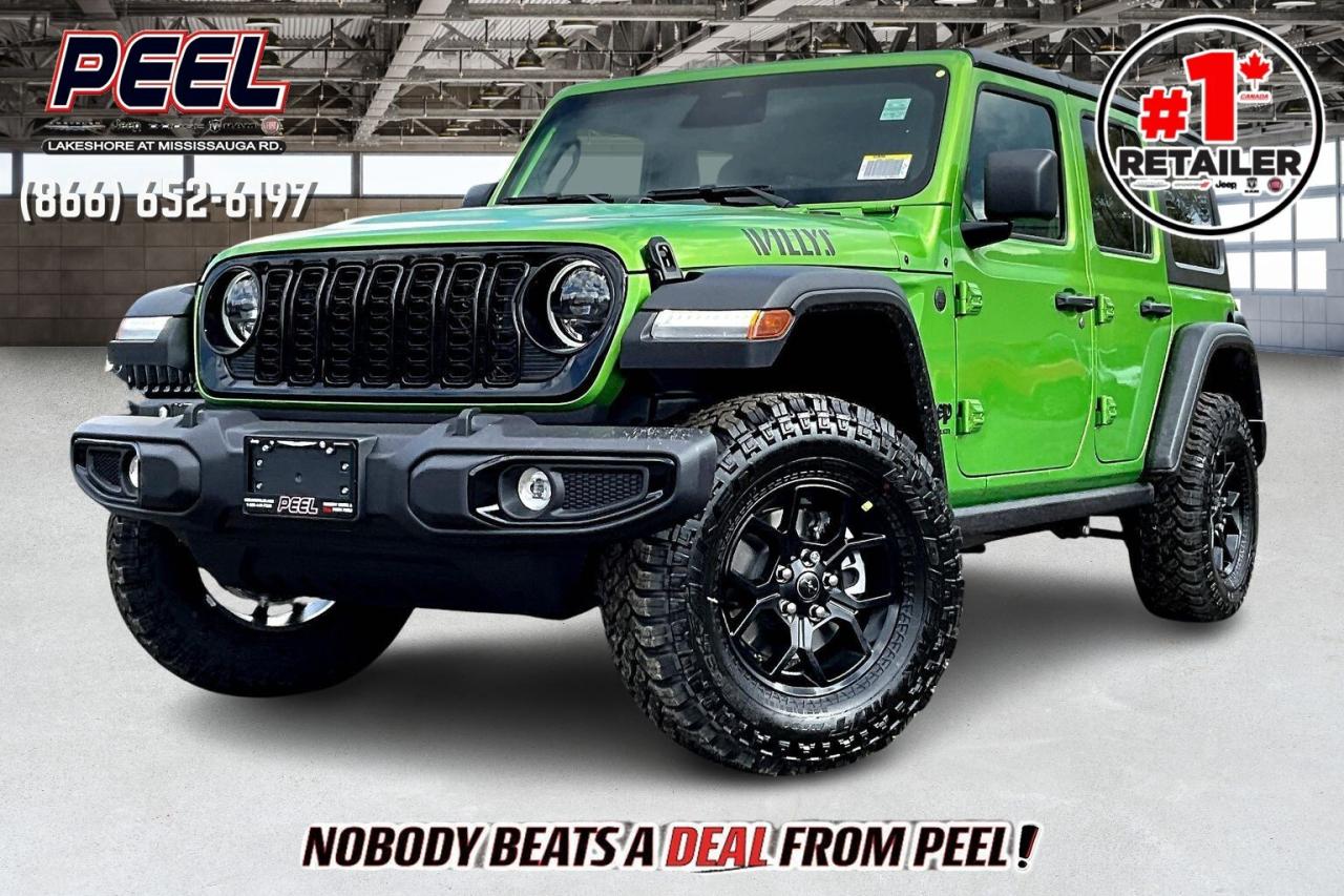 New 2026 Jeep Wrangler Willys 4 Door 4x4 for sale in Mississauga, ON