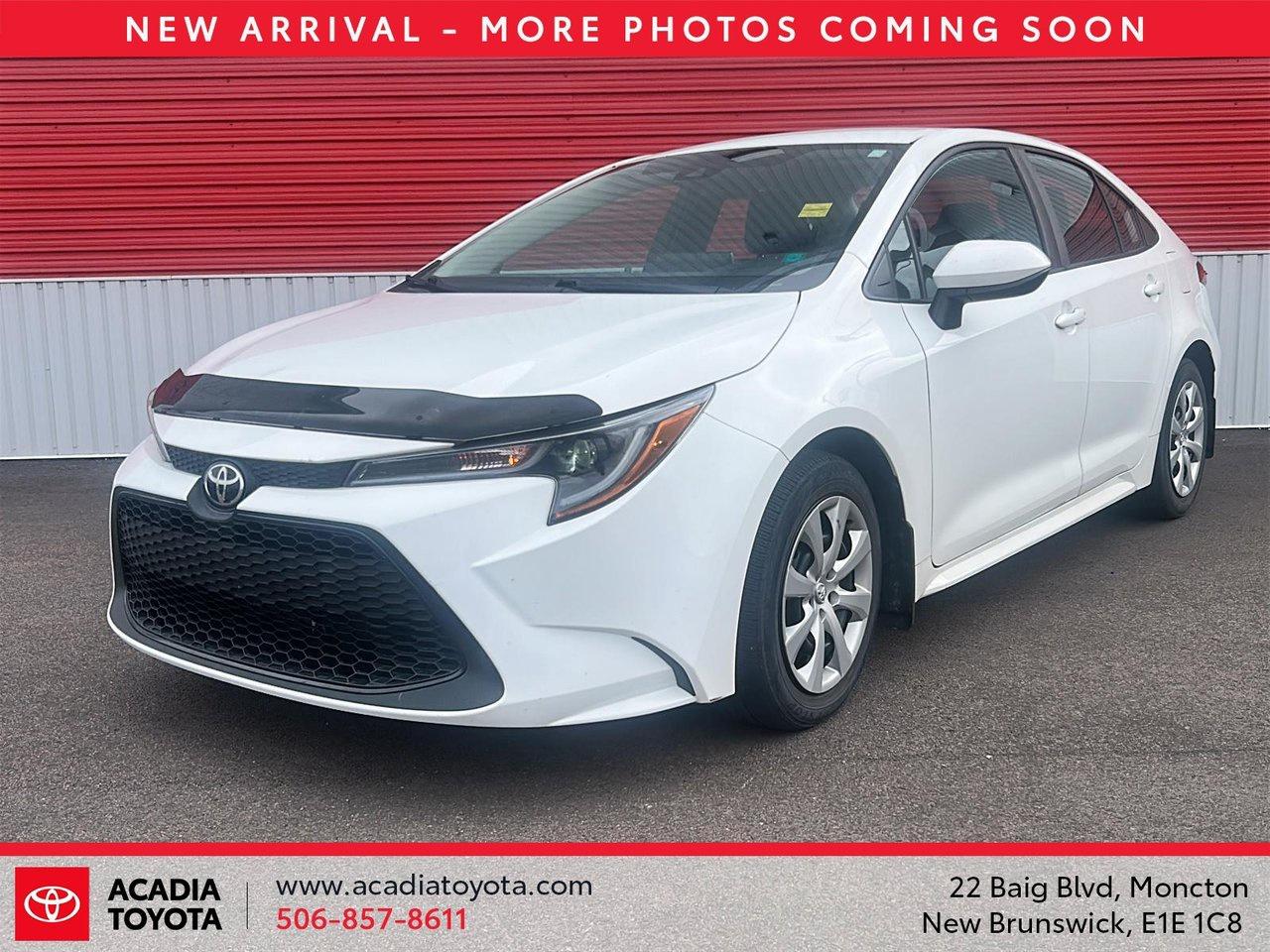 Used 2020 Toyota Corolla LE for sale in Moncton, NB
