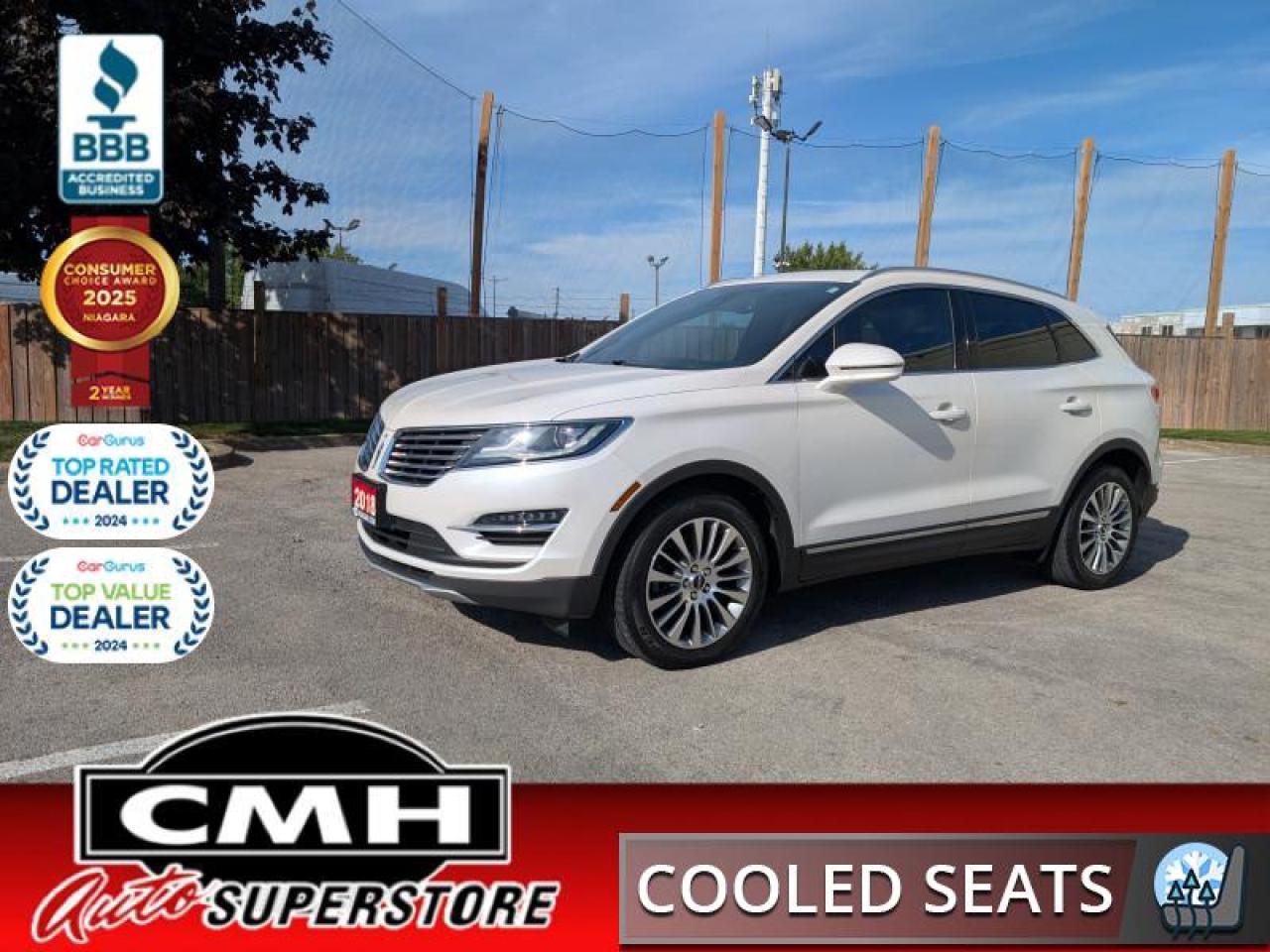 Used 2018 Lincoln MKC Reserve AWD  **COOLED SEATS - SUNROOF** for sale in St. Catharines, ON