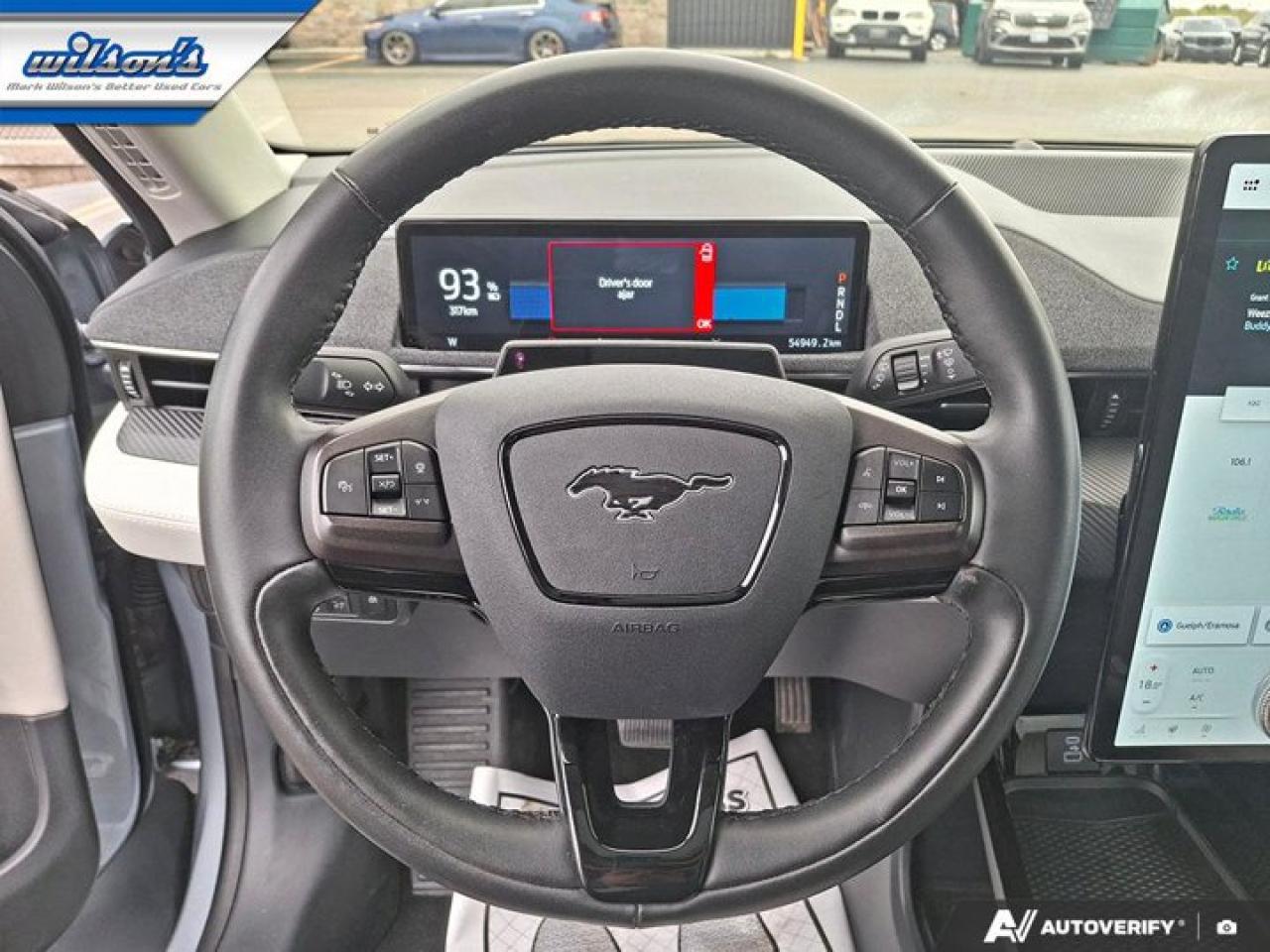 2022 Ford Mustang Mach-E Premium AWD | Leather | Glass Roof | 360 Camera | Heated Seats | CarPlay + Android | and More ! Photo