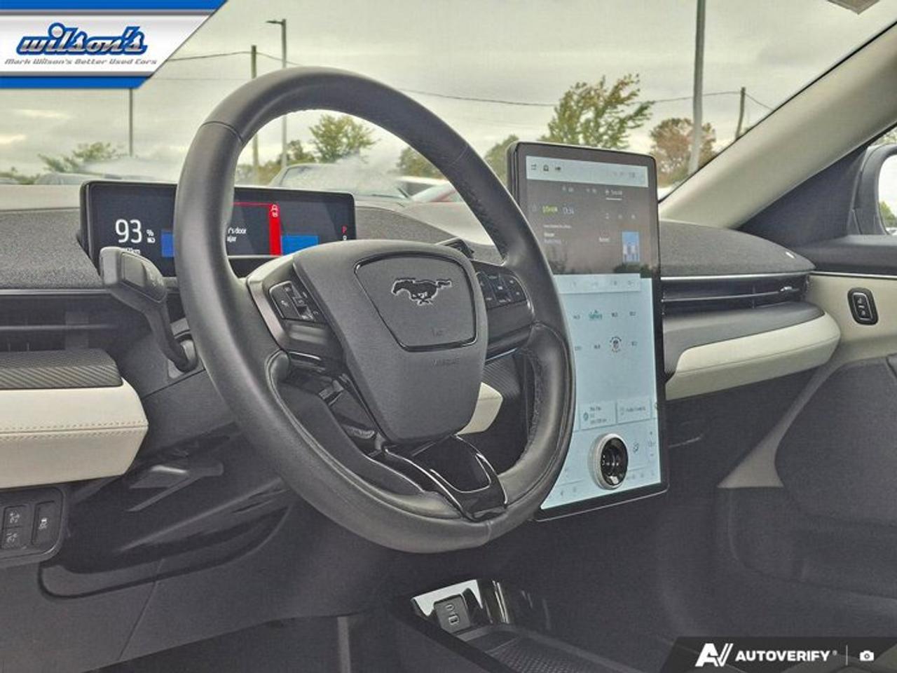 2022 Ford Mustang Mach-E Premium AWD | Leather | Glass Roof | 360 Camera | Heated Seats | CarPlay + Android | and More ! Photo