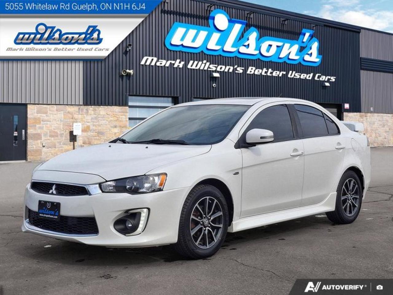 Used 2017 Mitsubishi Lancer SE | Auto | Sunroof | Heated Seats | Rear Camera | and More ! for sale in Guelph, ON