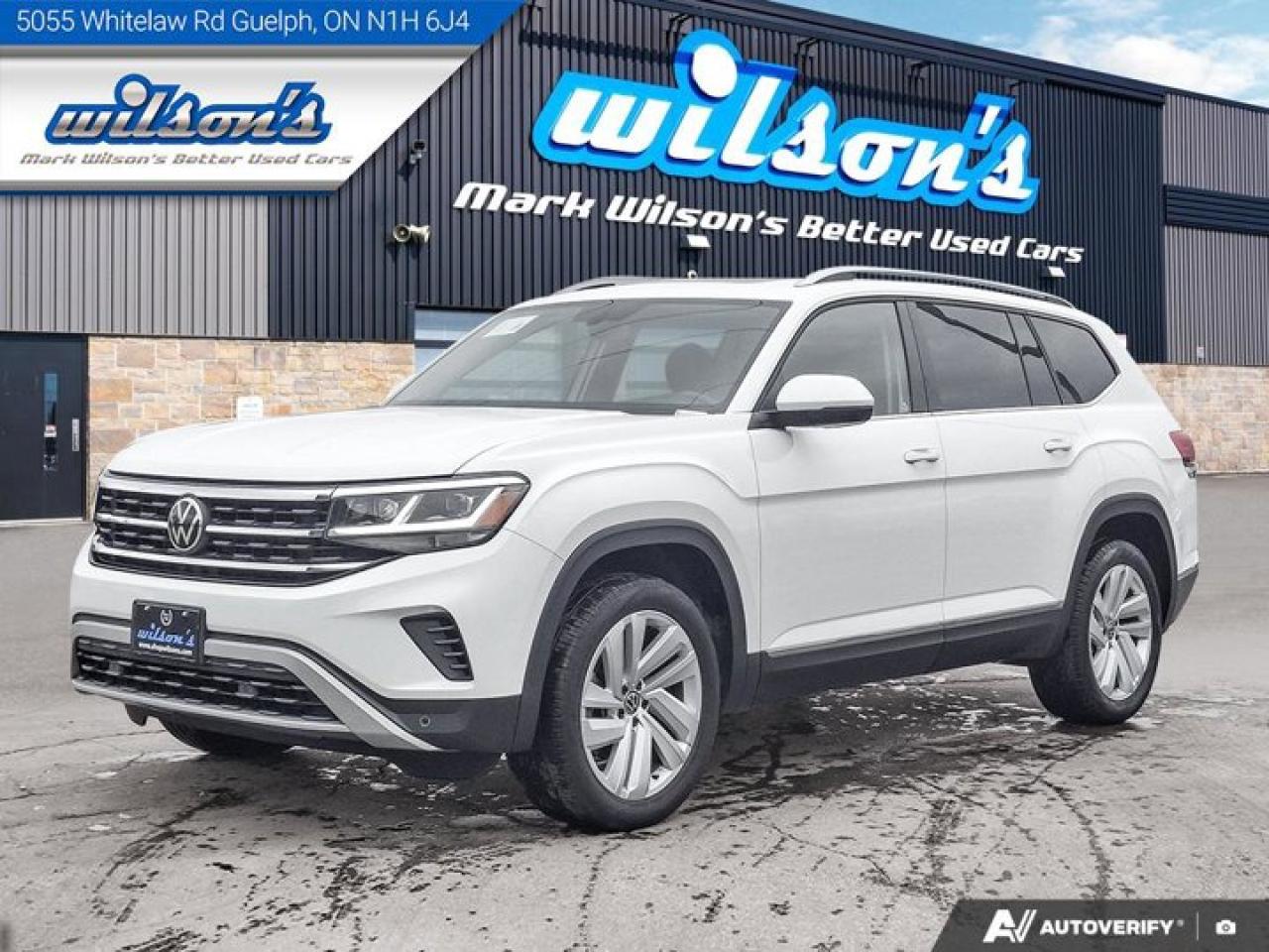Used 2021 Volkswagen Atlas Highline 4Motion | Leather | Pano Roof | Nav | Heated & Cooled Seats | CarPlay | and More ! for sale in Guelph, ON
