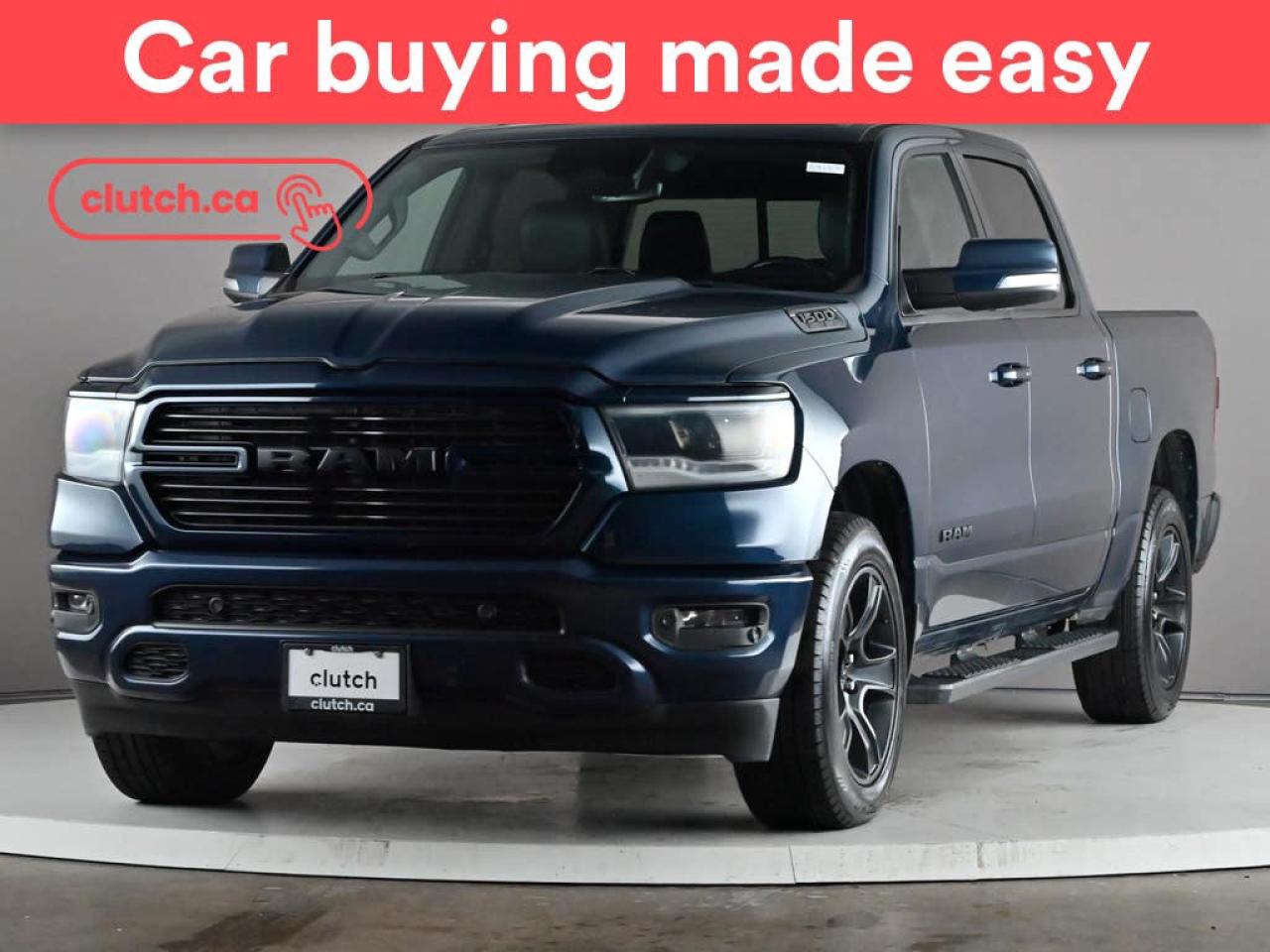 Used 2021 RAM 1500 Sport Crew Cab 5 1/2 ft 4x4 w/ Apple CarPlay, Heated Front Seats, Rearview Cam for sale in Toronto, ON