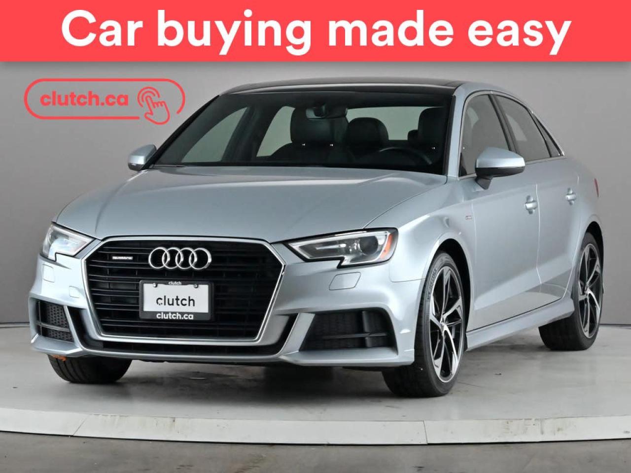 Used 2019 Audi A3 Progressiv w/ Apple CarPlay, Heated Front Seats, Rearview Cam for sale in Toronto, ON