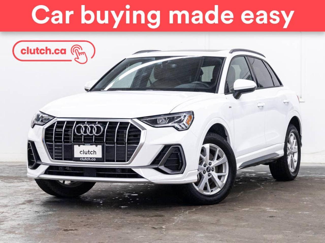 Used 2024 Audi Q3 45 Komfort AWD w/ Apple CarPlay & Android Auto, Panoramic Moonroof, Heated Steering Wheel for sale in Toronto, ON