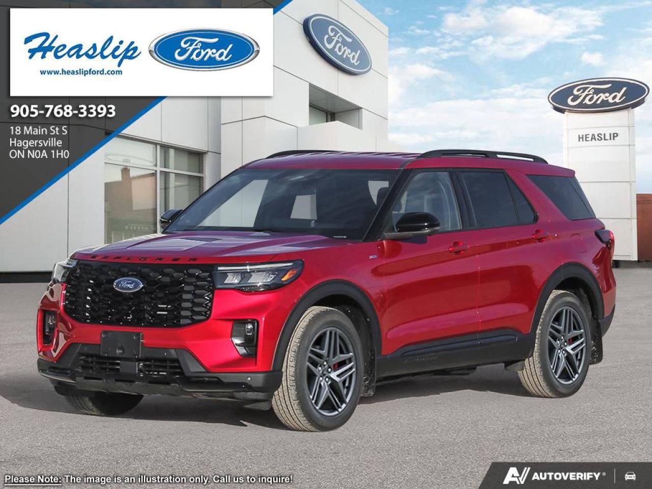 New 2025 Ford Explorer ST-Line for sale in Hagersville, ON