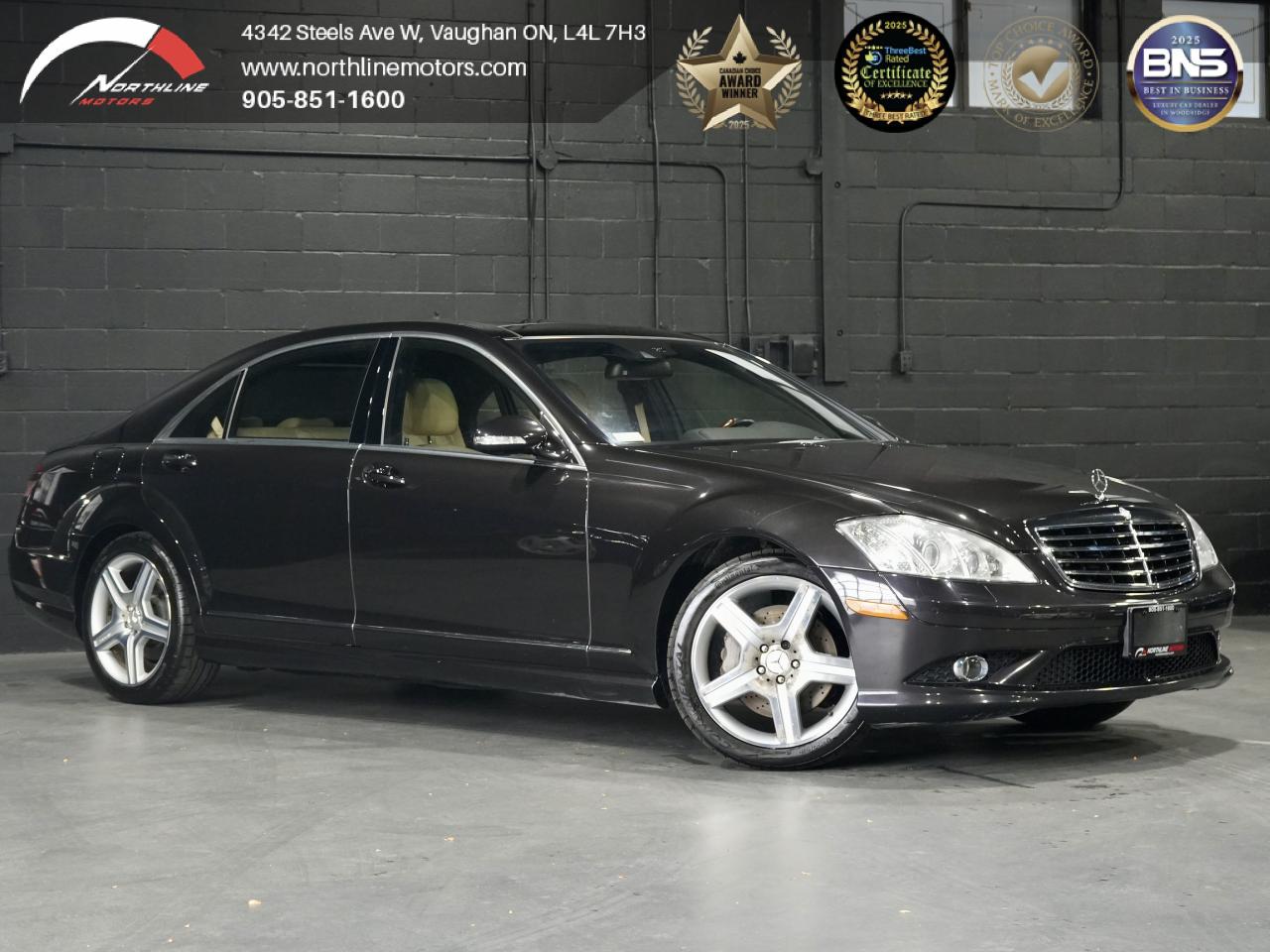 Used 2008 Mercedes-Benz S-Class PANO/NAV/CAM/HARMAN K/KEYLESS/NO ACCIDENTS for sale in Vaughan, ON