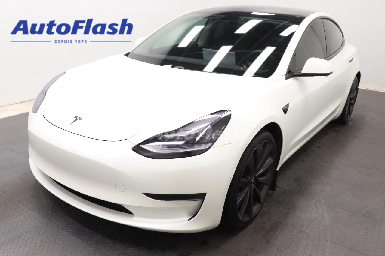 Used 2020 Tesla Model 3 PERFORMANCE, FULL SELF DRIVING, 10K OPTION, AWD, for sale in Saint-Hubert, QC