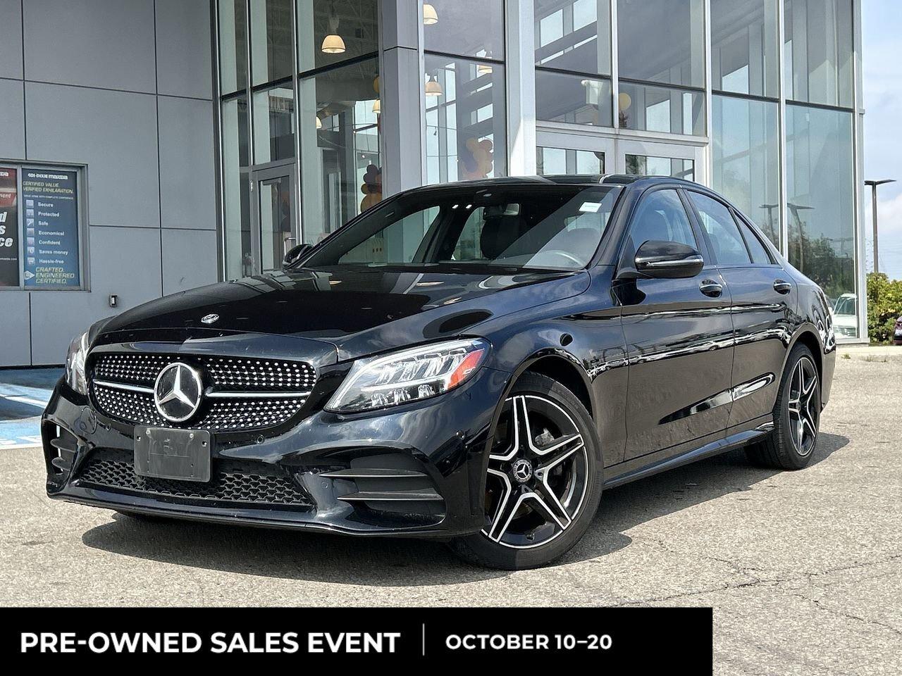 Used 2021 Mercedes-Benz C 300 4MATIC Sedan Heated Comfort, Winter Ready|Panorami for sale in Mississauga, ON
