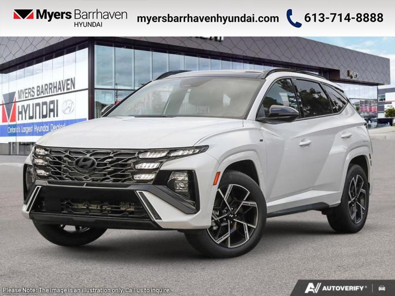 New 2025 Hyundai Tucson Hybrid N-Line AWD  - Sunroof - $311 B/W for sale in Nepean, ON