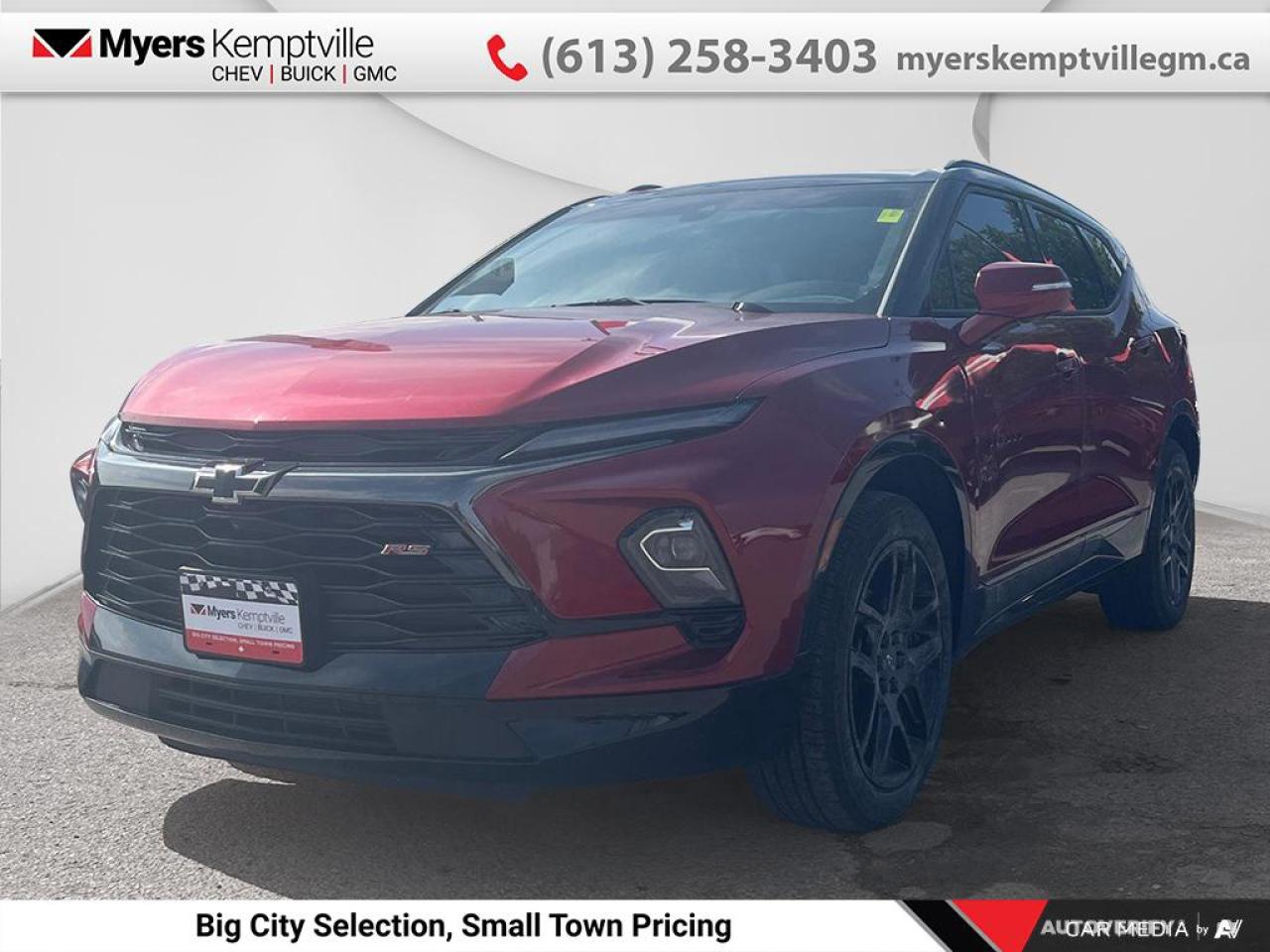 Used 2023 Chevrolet Blazer RS  - Sunroof -  Premium Audio for sale in Kemptville, ON