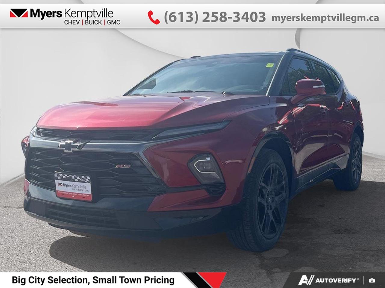 Used 2023 Chevrolet Blazer RS  - Sunroof -  Premium Audio for sale in Kemptville, ON