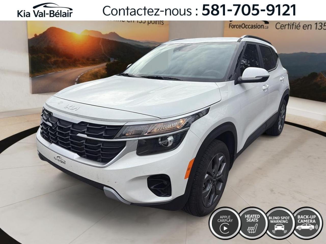 Used 2024 Kia Seltos LX *FWD *CRUISE *CAMERA *CARPLAY *SIEGES CHAUFF for sale in Québec, QC