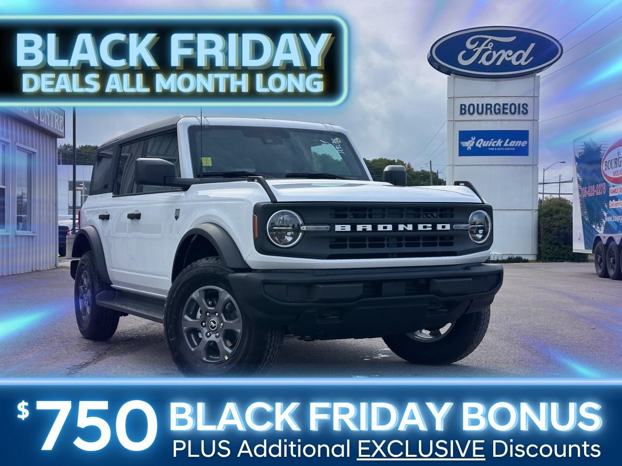 New 2025 Ford Bronco Big Bend 4 Door 4x4 for sale in Midland, ON