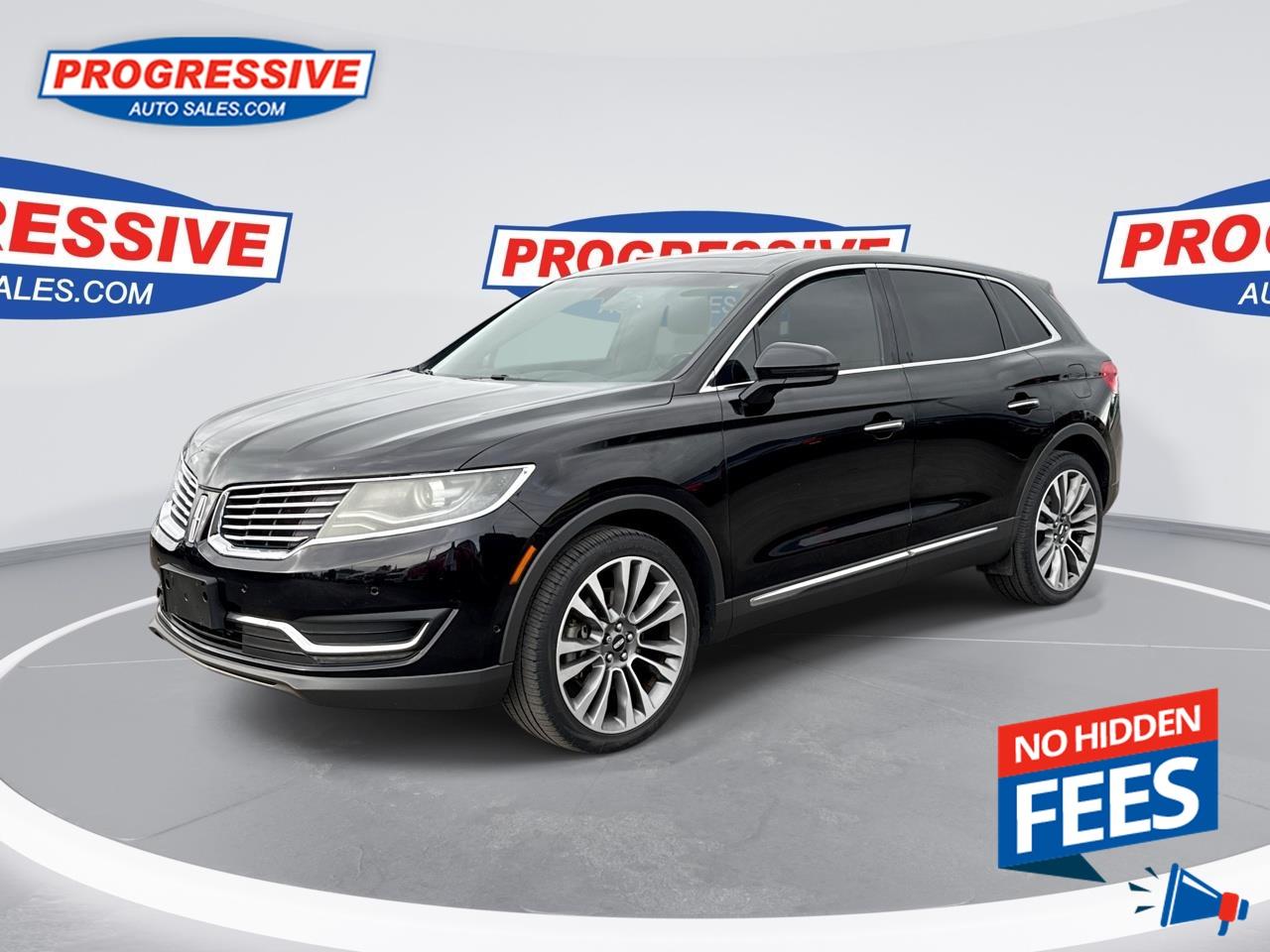 Used 2016 Lincoln MKX Reserve - Leather Seats -  Cooled Seats for sale in Sarnia, ON