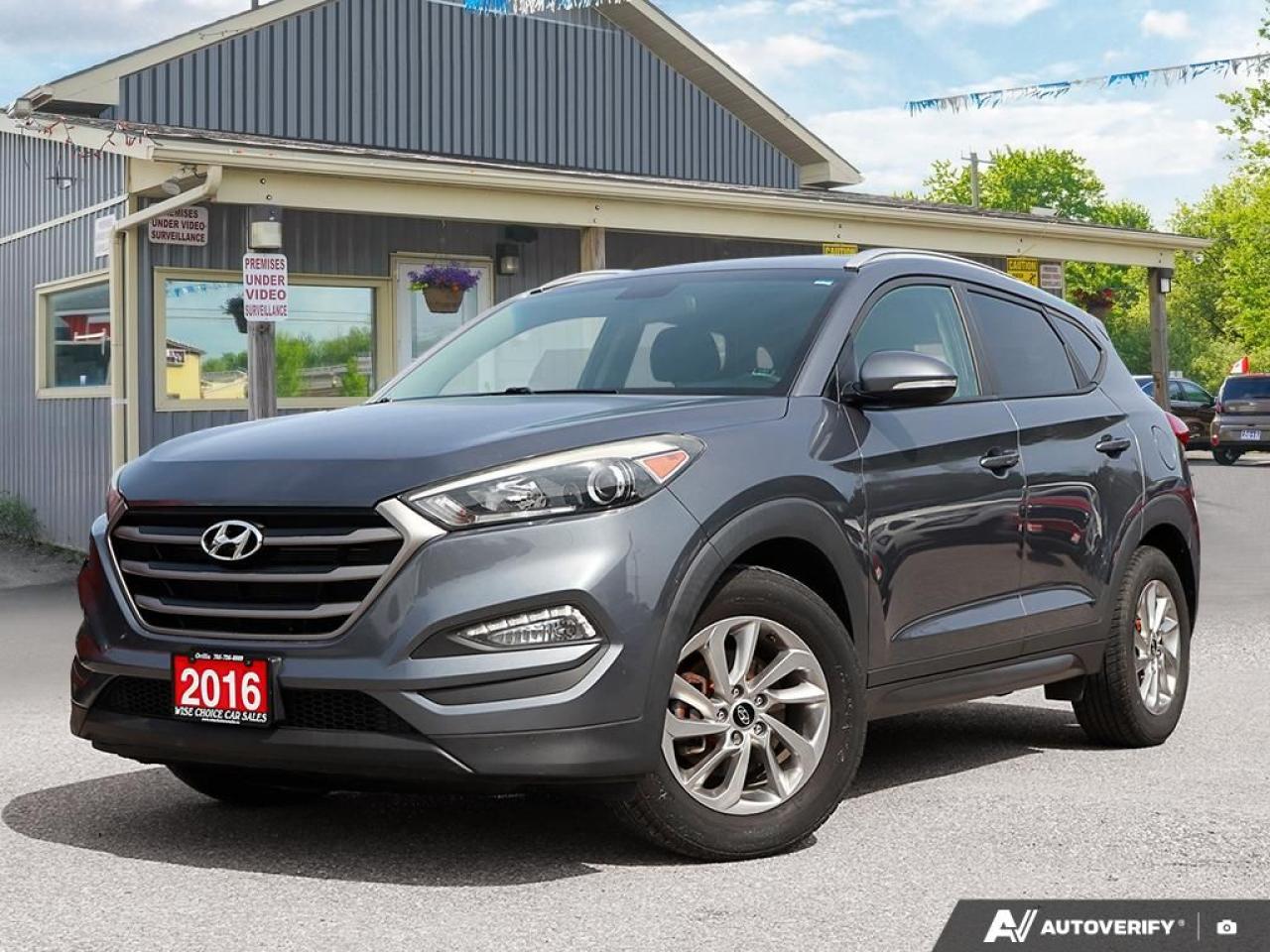Used 2016 Hyundai Tucson Premium, AWD, ECO, R/V CAM, BSM, HEATED SEATS for sale in Orillia, ON