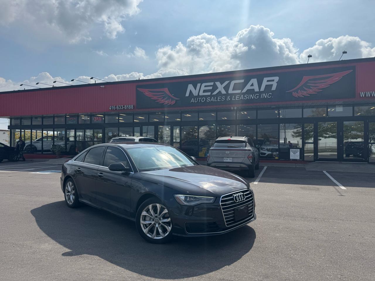 2016 Audi A6 PROGRESSIV 3.0T AWD NAV LEATHER SUROOF B/SPOT 360