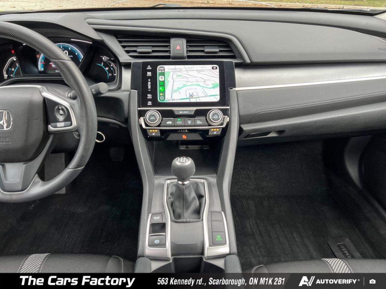2017 Honda Civic LX 6MT Apple Carplay  1-Owner/ No Accident! - Photo #17