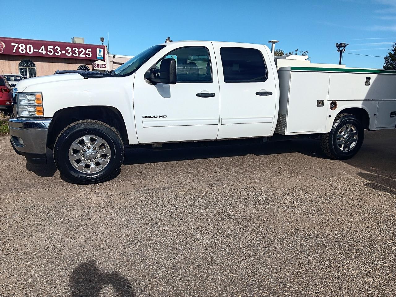 Used 2012 Chevrolet Silverado 3500 LT, Crewcab 4x4, Remote Start, Tow Package, Work B for sale in Edmonton, AB
