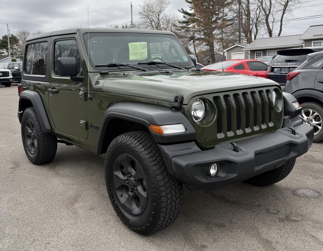 Used 2021 Jeep Wrangler SPORT / 4WD / V6 / REMOVABLE 3 PIECE FREEDOM HARDTOP / BACK UP CAMERA / APPLE CARPLAY & ANDROID AUTO / PUSH BUTTON START for sale in Truro, NS