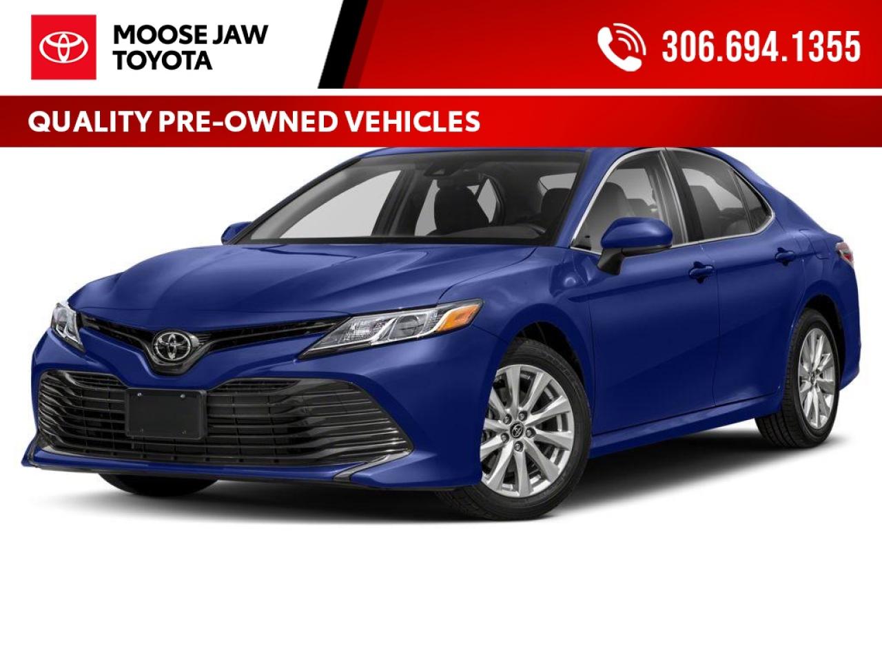 Used 2018 Toyota Camry Sporty style meets everyday reliability. The 2018 Camry SE offers sharp design, responsive performance, and Toyota’s trusted dependability. for sale in Moose Jaw, SK