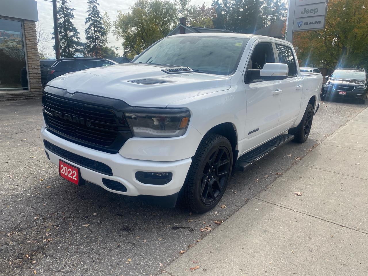 Used 2022 RAM 1500 Loaded Sport, pano roof, heads up display for sale in New Hamburg, ON