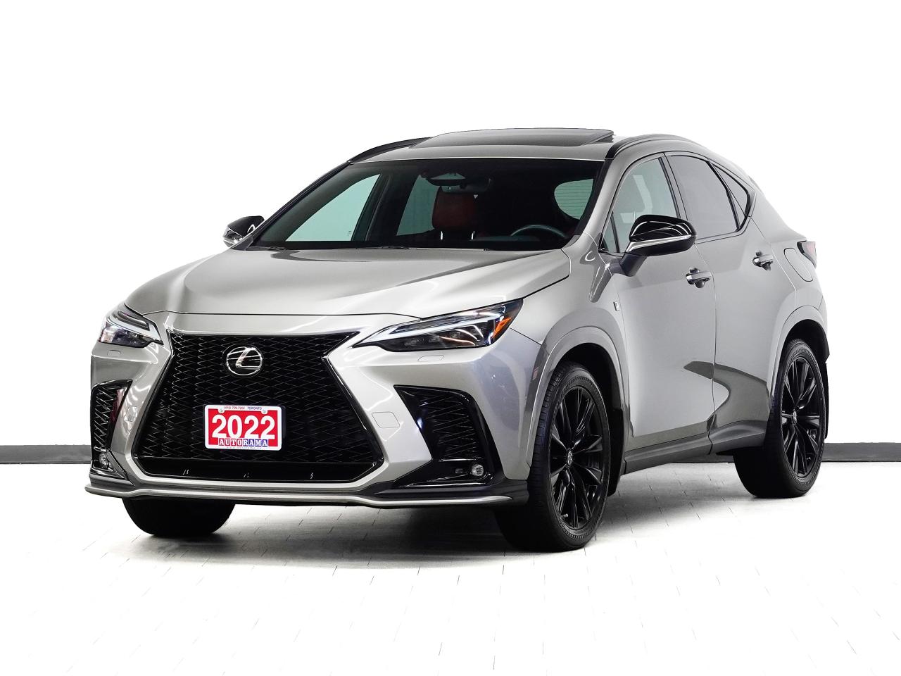 2022 Lexus NX F-SPORT | AWD | Nav | Leather | Panoroof | CarPlay